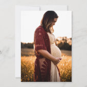 Sunshine Boho Baby shower Uitnodiging (Achterkant)