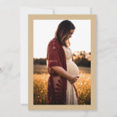 Sunshine Boho Baby shower Uitnodiging (Achterkant)