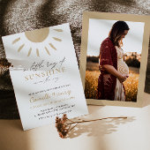 Sunshine Boho Baby shower Uitnodiging