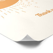 Sunshine Boho Boeken voor Baby Dank u Poster (Hoek)