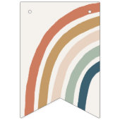 Sunshine Boho Gelukkige Verjaardagsfeestbanner Vlaggetjes (Eerste vlag)