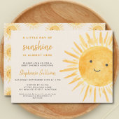 Sunshine Boho Genderneutraal Sun Baby shower Kaart