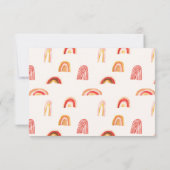 Sunshine Boho Rainbow | Foto bedankt (Achterkant)