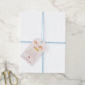 Sunshine Boho Regenboog | Dank je wel  Cadeaulabel (Met Touw)