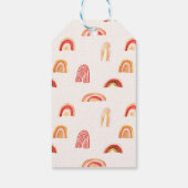 Sunshine Boho Regenboog | Dank je wel  Cadeaulabel (Achterkant)