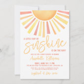 Sunshine Boho Sun Baby Shower Kaart (Voorkant)