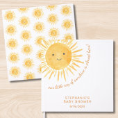 Sunshine Boho Sun Genderneutraal Baby shower Gastenboek