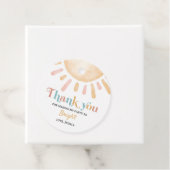 Sunshine Boho Sun Verjaardag Dank u Bedankjes Labels (In situ)