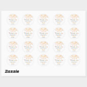Sunshine Boho Sun Verjaardagsfeestje Ronde Sticker (Vel)