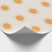 Sunshine Boho Yellow Envelope Liner Cadeaupapier (Hoek)