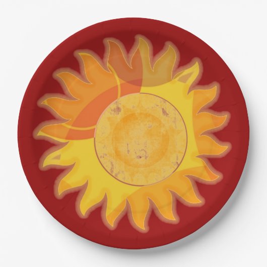 Sunshine Bold Rood Bord (Voorkant)