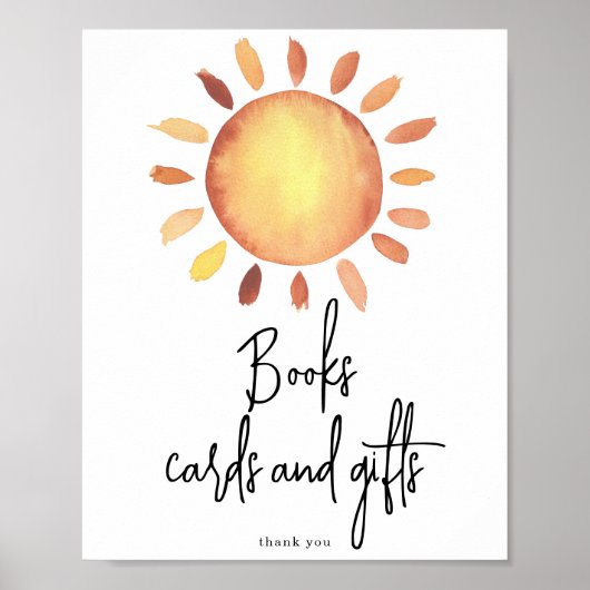 Sunshine Books kaarten en cadeaus Poster (Voorkant)