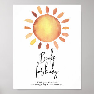 Sunshine Books voor baby Poster
