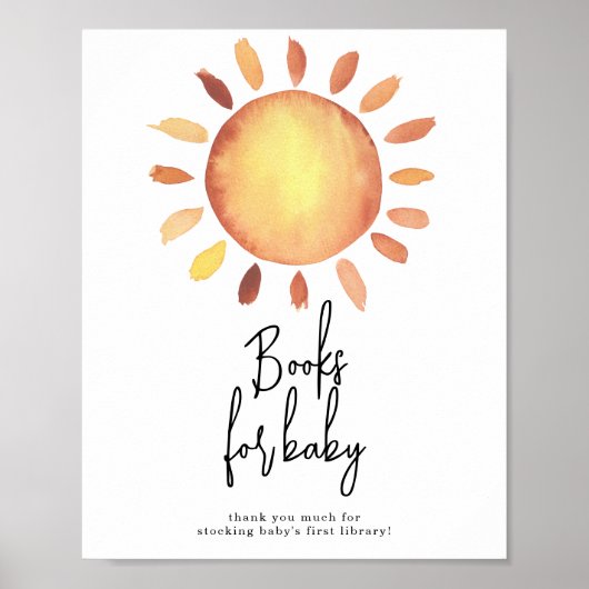 Sunshine Books voor baby Poster (Voorkant)