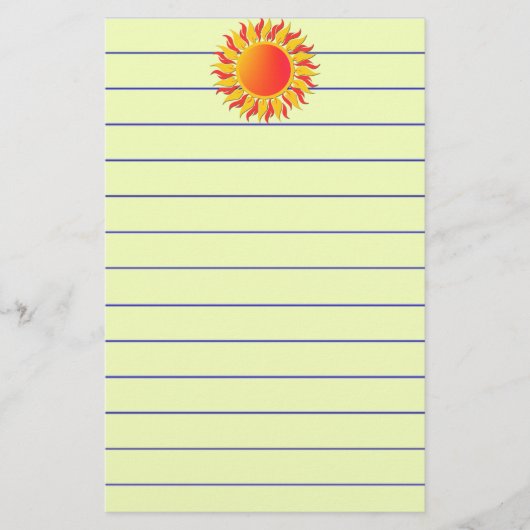 Sunshine Briefpapier (Voorkant)