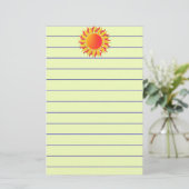 Sunshine Briefpapier (Staand voorkant)