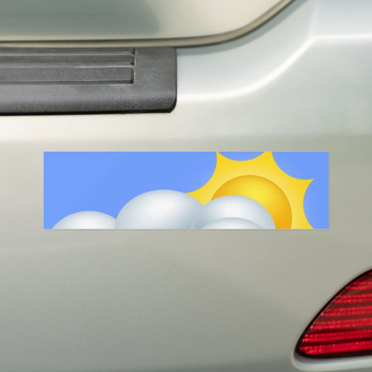 Sunshine Bumpersticker (Op auto)