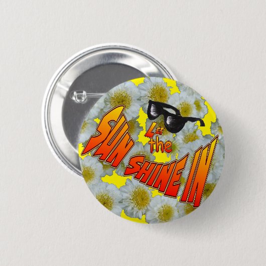 Sunshine  Button (Voorkant /achterkant)