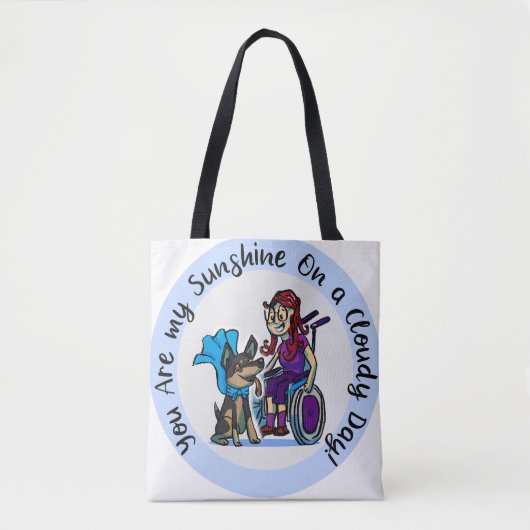 Sunshine Canvas tas (Voorkant)