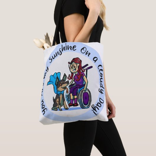 Sunshine Canvas tas (Dichtbij)