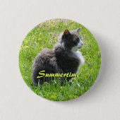Sunshine Cat Button (Voorkant)