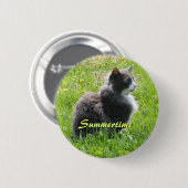 Sunshine Cat Button (Voorkant /achterkant)