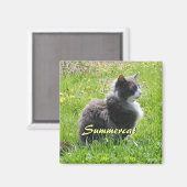 Sunshine Cat Magnet (Voorkant / Achterkant)