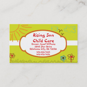 Sunshine Child Care Visitekaartje