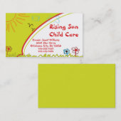 Sunshine Child Care Visitekaartje (Voorkant / Achterkant)