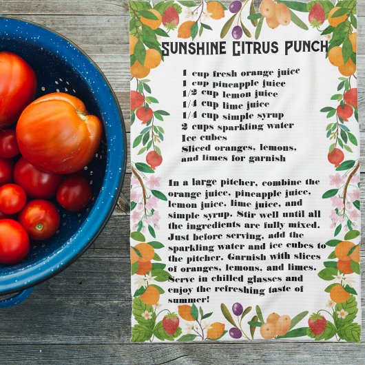 Sunshine Citrus Punch Theedoek