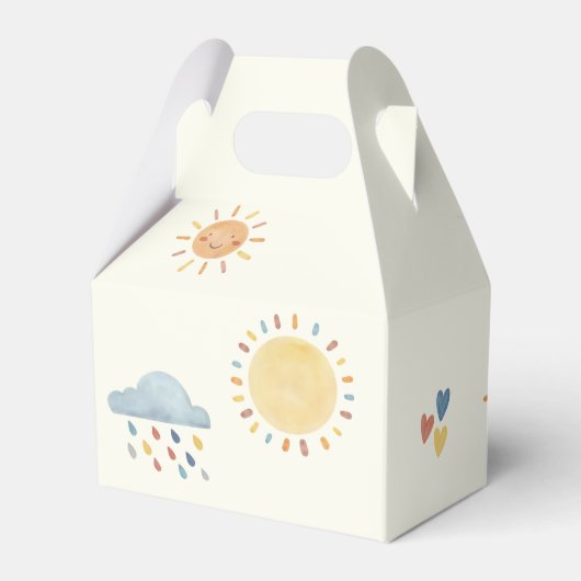 Sunshine Cloud Verjaardagsfeestje Favorietendoos Bedankdoosjes (Achterkant)