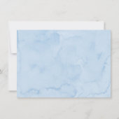 Sunshine Clouds Blue Birthday Hartelijk dank Bedankkaart (Achterkant)