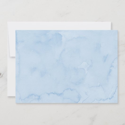 Sunshine Clouds Blue Birthday Hartelijk dank Kaart (Achterkant)