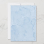 Sunshine Clouds Blue Boy First Birthday Kaart (Achterkant)