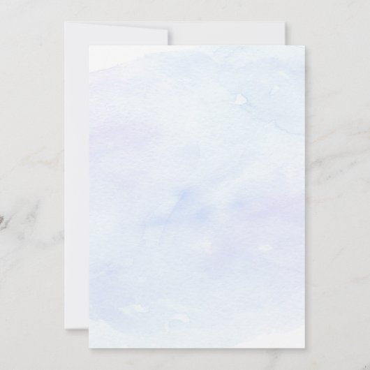 Sunshine Clouds Boy Blue Second Birthday Kaart (Achterkant)