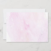 Sunshine Clouds Pink Birthday Hartelijk dank Kaart (Achterkant)