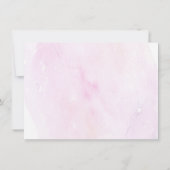 Sunshine Clouds Pink Girl Birthday Hartelijk dank Bedankkaart (Achterkant)