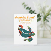 Sunshine Coast Queensland Australia Travel poster Briefkaart (Staand voorkant)