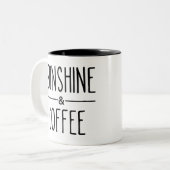 Sunshine & Coffee Tweekleurige Koffiemok (Voorkant links)