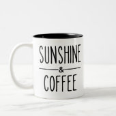 Sunshine & Coffee Tweekleurige Koffiemok (Links)