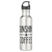 Sunshine & Coffee Waterfles (Voorkant)