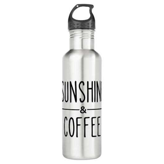 Sunshine & Coffee Waterfles (Voorkant)