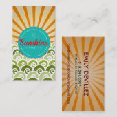 Sunshine  Company Visitekaartje (Voorkant / Achterkant)