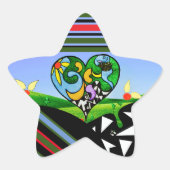 SUNSHINE CREATIVES! ster sticker (Voorkant)