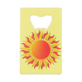 Sunshine Creditkaart Flessenopener (Voorkant)