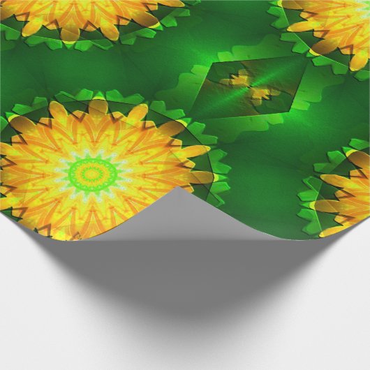 Sunshine Dahlias.... Cadeaupapier (Hoek)