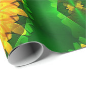 Sunshine Dahlias.... Cadeaupapier (Rol Hoek)