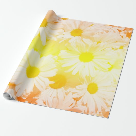 Sunshine Daisies Cadeaupapier (Uitgerold)