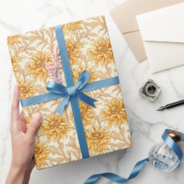 Sunshine Daisies - Heldergeel bloemontwerp Cadeaupapier