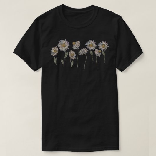 Sunshine Daisy Daisies vacation casual graphic for T-shirt (Design voorkant)